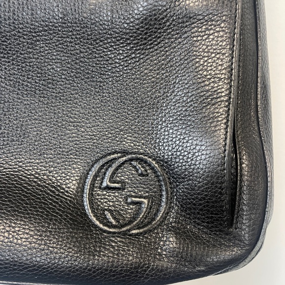 Gucci Black Leather Shoulder Bag - Picture 2 of 15